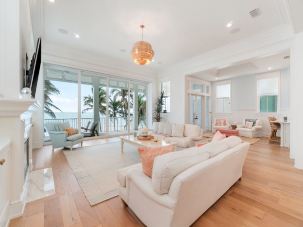 Luxury Bonita Beach Beachfront Vacation Rental with Pool & Gulf Views
